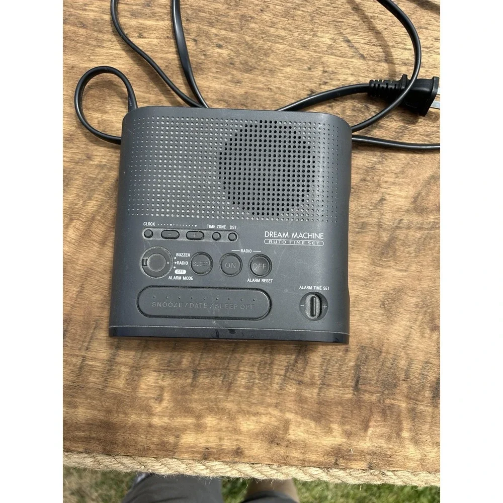 Sony ICF-C218 Dream Machine Auto Time Set AM/FM Alarm Clock Radio Tested